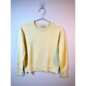 Paul Stuart 100% Cashmere Crew Neck Sweater M/L Luxury Classic Scotland RARE